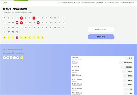 lotto checker french.